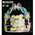 bear butterfly crystal tiara